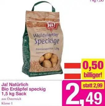 Sutterlüty Ja! Natürlich Bio Erdäpfel Speckig 1.5 kg Angebot