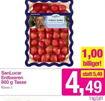 Sutterlüty SanLucar Erdbeeren 800 g Angebot