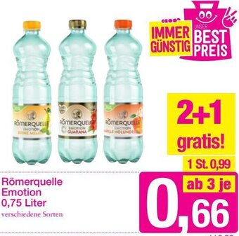Sutterlüty Römerquelle Emotion 0,75 liter Angebot