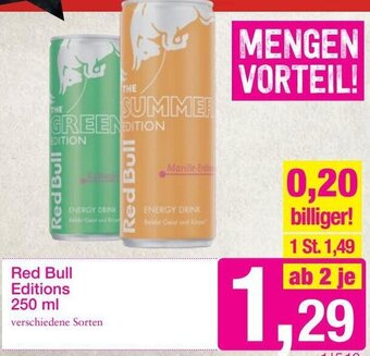 Sutterlüty Red Bull Editions 250 ml Angebot