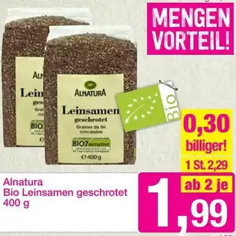 Sutterlüty Alnatura Bio Leinsamen Geschrotet 400 g Angebot