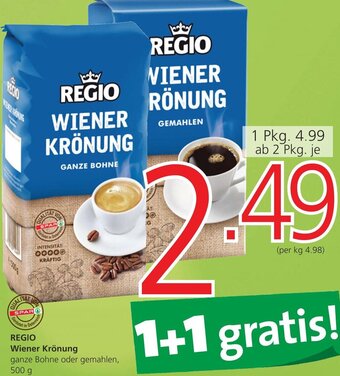 Spar Regio Wiener Krönung 500 g Angebot