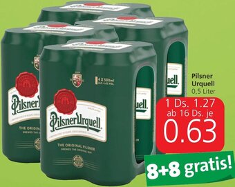 Spar Pilsner Urquell 0,5 Liter Angebot