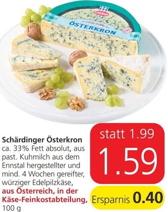 Spar Schärdinger Österkron 100 g Angebot