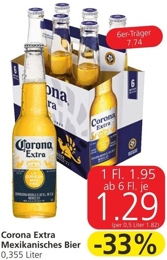 Spar Corona Extra Mexikanisches Bier 0,355 Liter Angebot