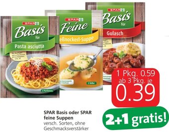 Spar Spar Basis oder Spar Feine Suppen Angebot