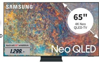 Media Markt 4K Neo QLED-TV QE65QN90A Angebot