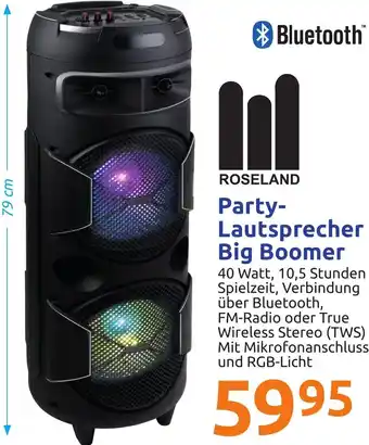 Action Party-Lautsprecher Big Boomer 79 cm Angebot