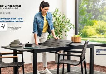 Hofer Gartentisch Milano Angebot