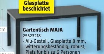 Bauhaus Gartentisch Maja Angebot