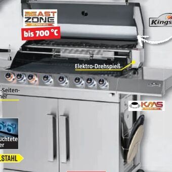 Bauhaus Gasgrill Cliff 655-II ES Angebot