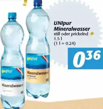Nah&Frisch UNIpur Mineralwasser 1.5 l Angebot
