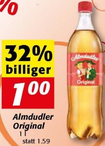Nah&Frisch Almdudler Original 1 l Angebot