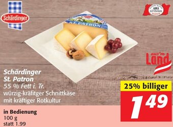 Strasser Markt Schärdinger St. Patron 100 g Angebot