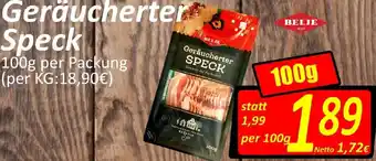 Wurstico Geräucherter Speck 100 g Angebot