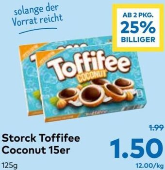 T&G Storck Toffifee Coconut 15er 125g Angebot