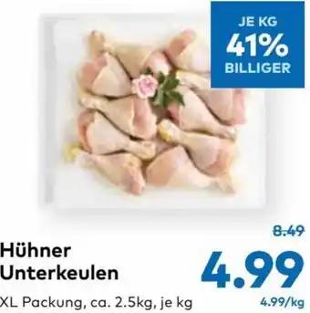 T&G Hühner Unterkeulen 2.5kg Angebot