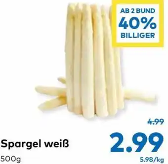 T&G Spargel Weiß 500 g Angebot