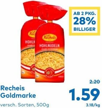 T&G Recheis Goldmarke 500g Angebot