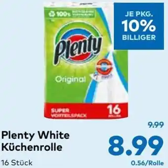 T&G Plenty White Küchenrolle 16 Stück Angebot