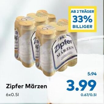 T&G Zipfer Märzen 6x0.5l Angebot