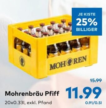 T&G Mohrenbräu Pfiff 20x0.33l Angebot