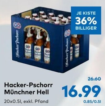 T&G Hacker-Pschorr Münchner Hell 20x0.5l Angebot