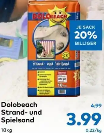 T&G Dolobeach Strand-und Spielsand 18kg Angebot