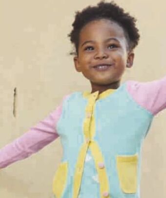 Kinder Strickjacke