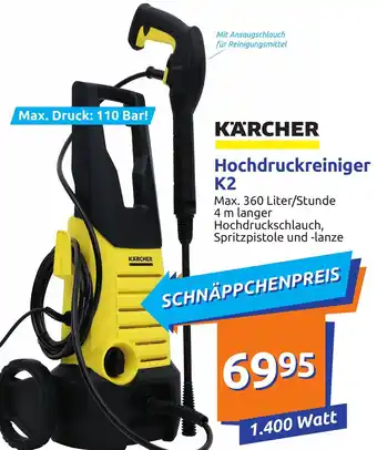 Action Hochdruckreiniger K2 360 Liter Angebot