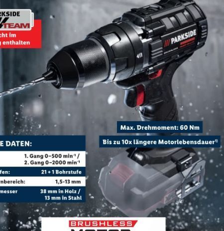 Akku-Bohrschrauber Angebot bei Lidl