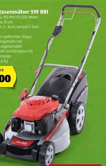 Hofer Benzin-Rasenmäher 519 BRI Angebot