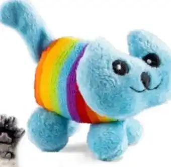 Interspar Spielzeug-Raschelkatze Rainbow Angebot