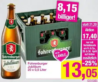 Sutterlüty Fohrenburger Jubiläum 20x 0,5 Liter Angebot