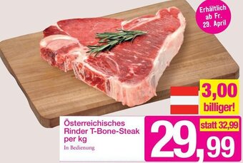 Sutterlüty Österreichisches Rinder T-Bone-Steak per kg Angebot