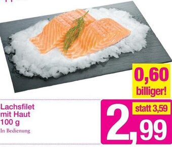 Sutterlüty Lachsfilet Mit Haut 100g Angebot
