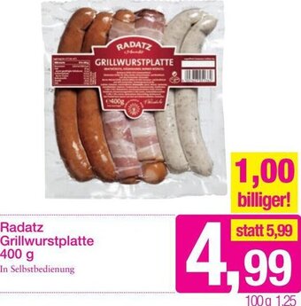 Sutterlüty radatz Grillwurstplatte 400 g Angebot