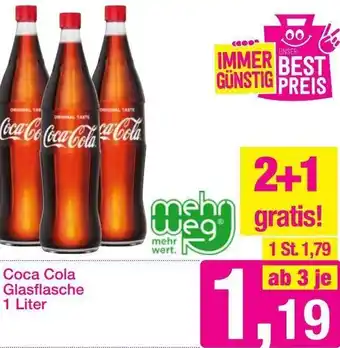 Sutterlüty Coca-Cola Glasflasche 1 Liter Angebot