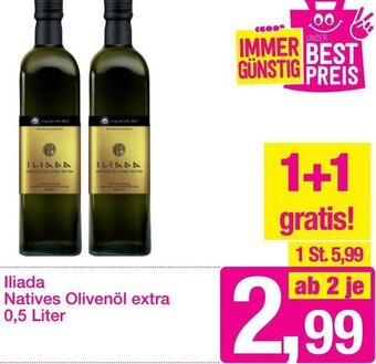 Sutterlüty Iliada Natives Olivenöl Extra 0,5 Liter Angebot