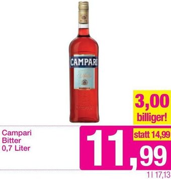 Sutterlüty Campari Bitter 0,7 Liter Angebot