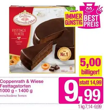 Sutterlüty Coppenrath & Wiese Festtagstorte 1000-1400g Angebot