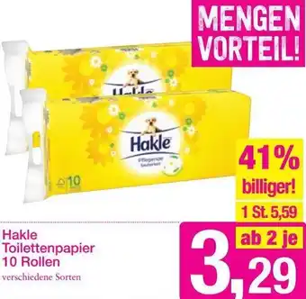 Sutterlüty Hakle Toilettenpapier 10 Rollen Angebot