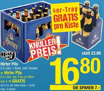 Maximarkt Hirter Pils 0,5 Liter Angebot