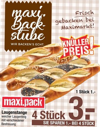 Maximarkt Laugenstange Angebot