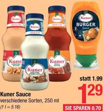 Maximarkt Kuner Sauce 250 ml Angebot