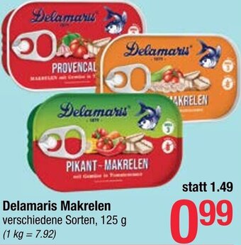 Maximarkt Delamaris Makrelen 125 g Angebot