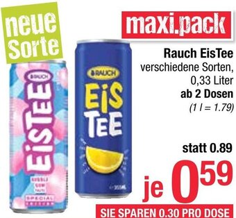 Maximarkt Rauch EisTee 0,33 Liter Angebot