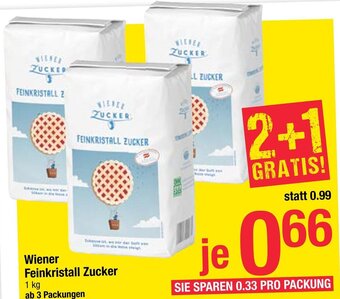 Maximarkt Wiener Feinkristall Zucker 1 kg Angebot