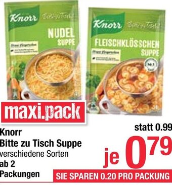 Maximarkt Knorr Bitte Zu Tisch Suppe Angebot