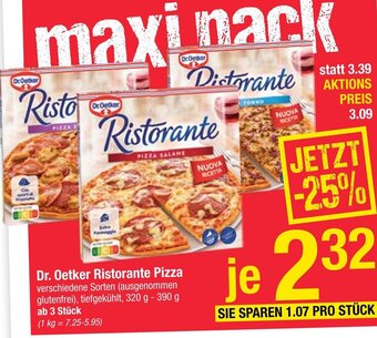 Maximarkt Dr. Oetker Ristorante Pizza 320 g- 390 g Angebot